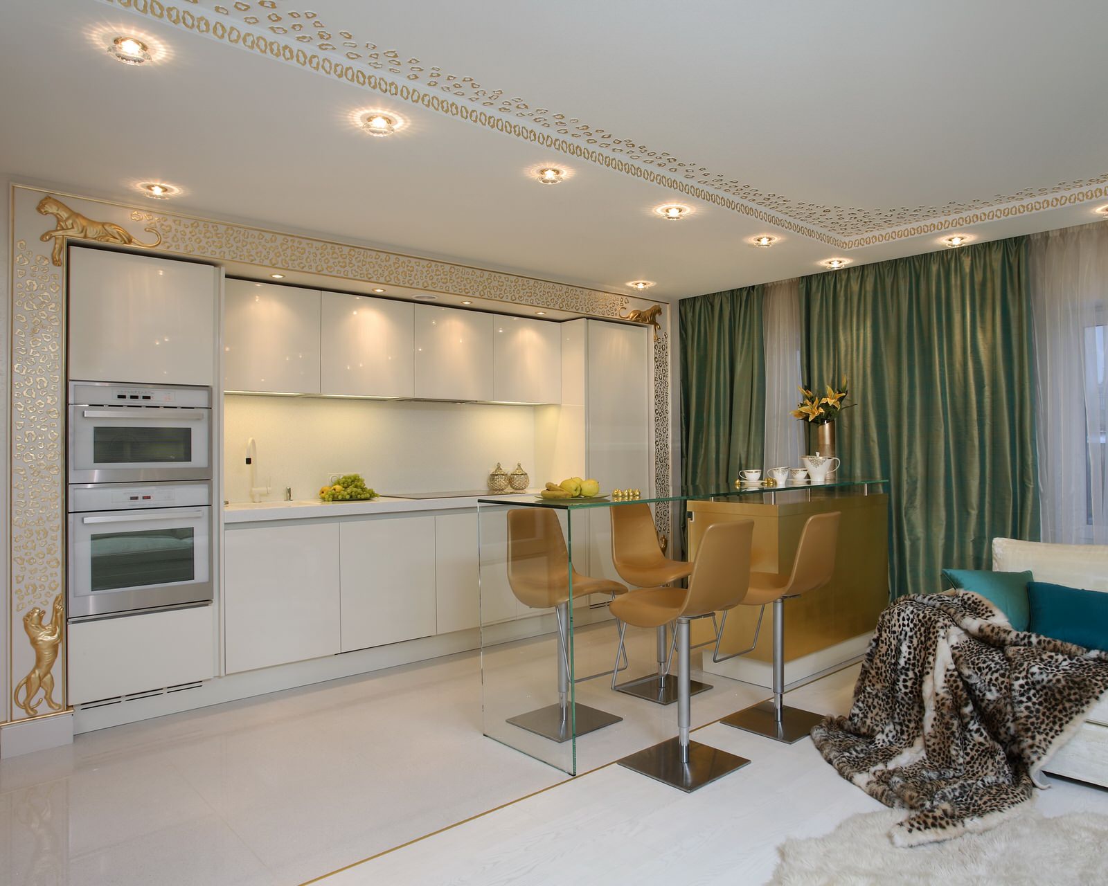 Кухня в стиле ардеко100 кв.м.