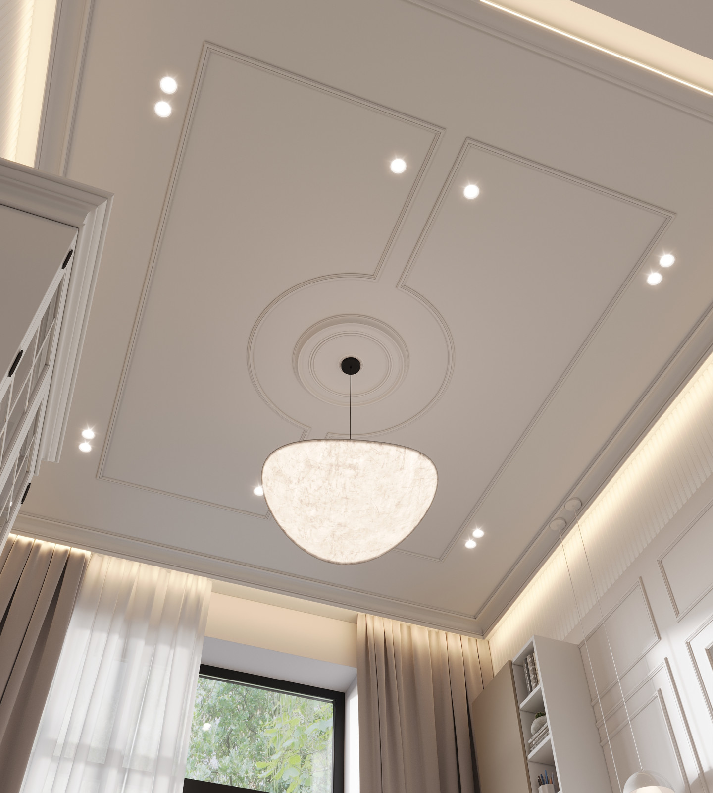 Современный одноэтажный дом площадью в 300 м.кв.