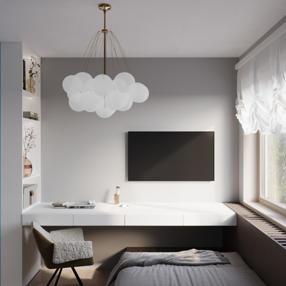 Дизайн 2х этажного дома в стиле эклектика