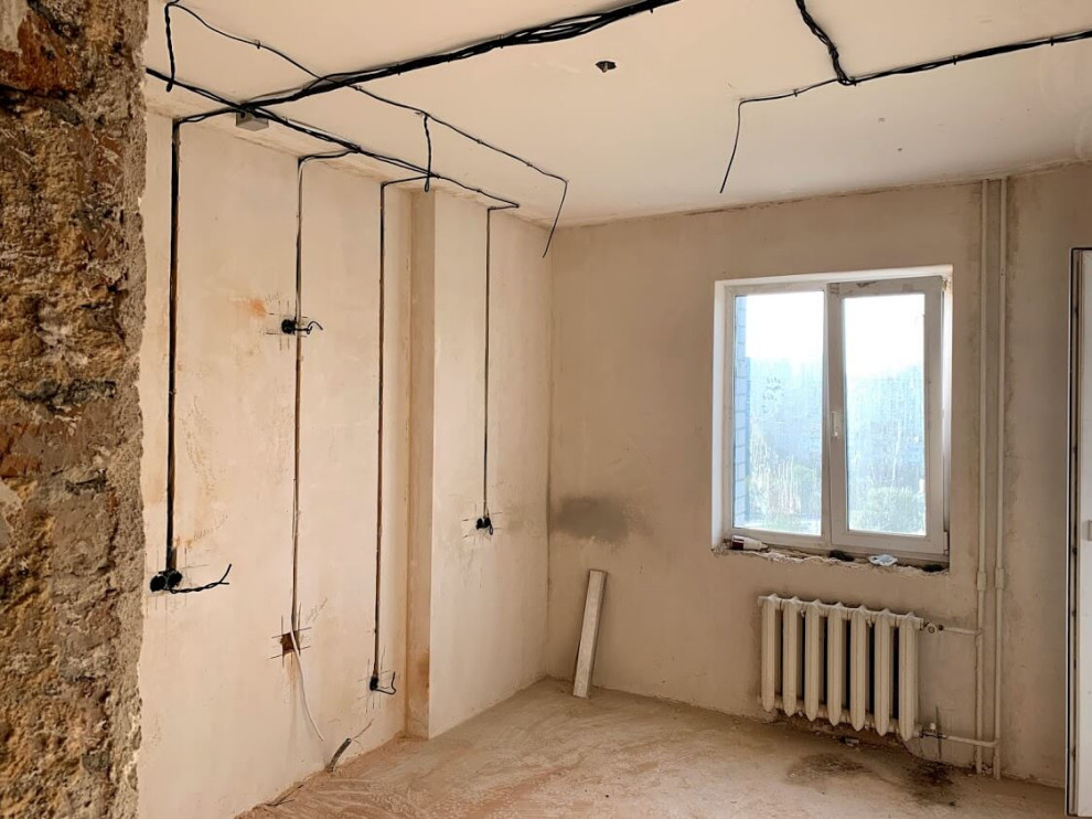 Черновая электрика и сантехника