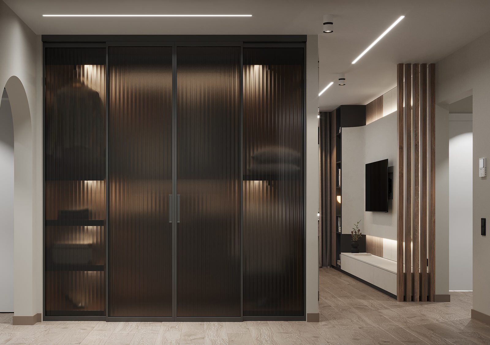 Трехкомнатная квартира с видом на лес