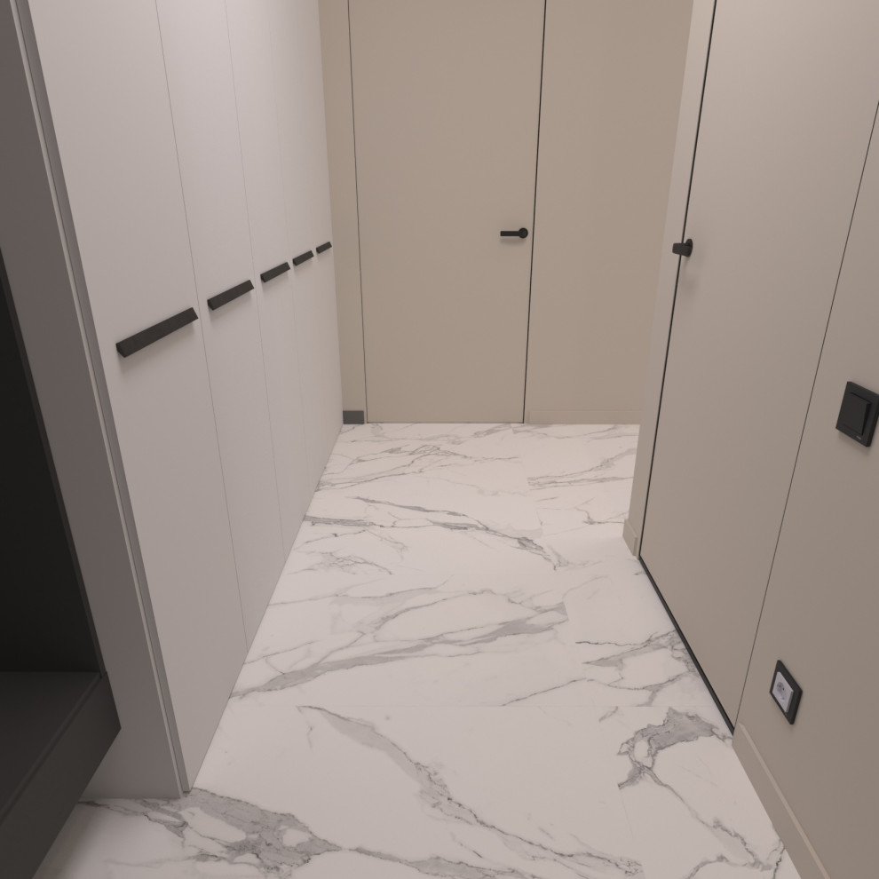 Новосибирск. ЖК Тихомиров. Эскизы + фото с реализации проекта.