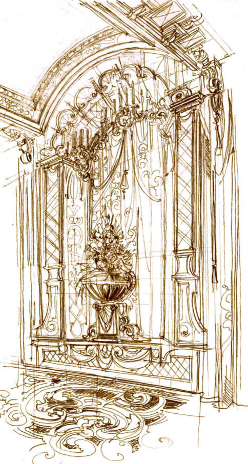 Эскизы - дизайн интерьера