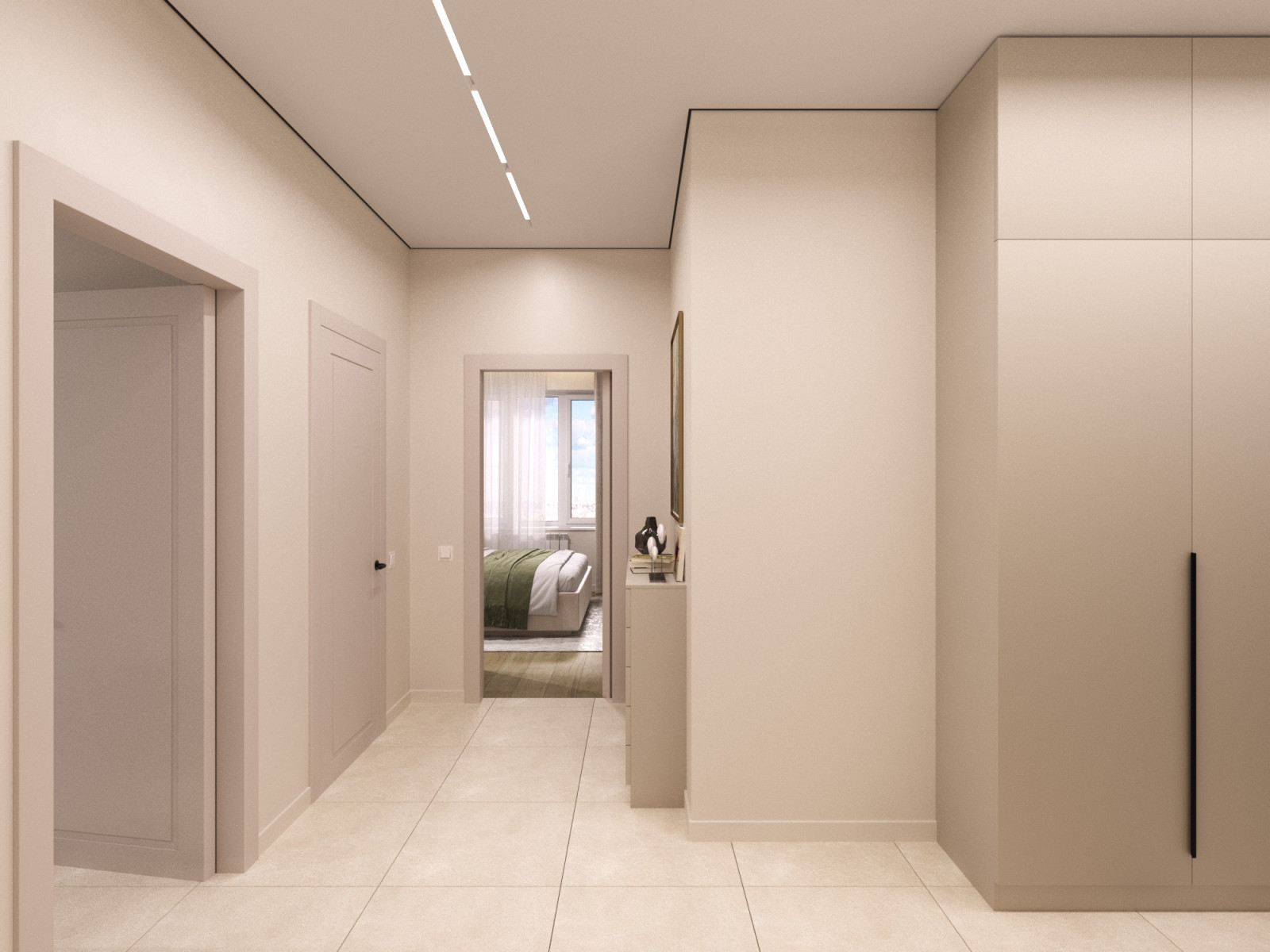 Дизайн проект двухкомнатной квартиры 60 м2