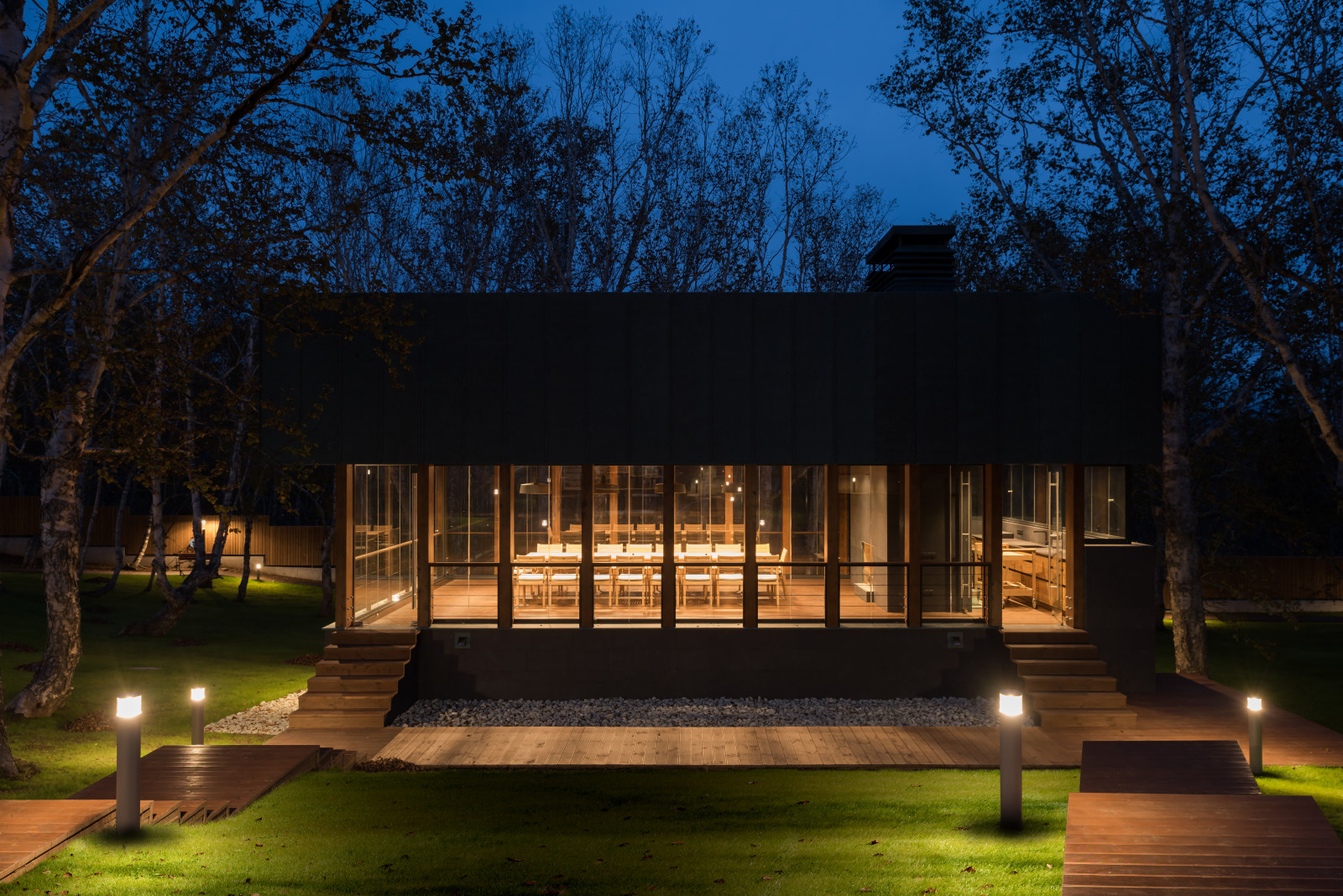 Павильон летней кухни на Камчатке