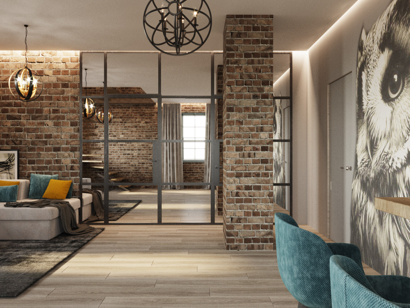 Дизайн интерьера дома на Дибуновской