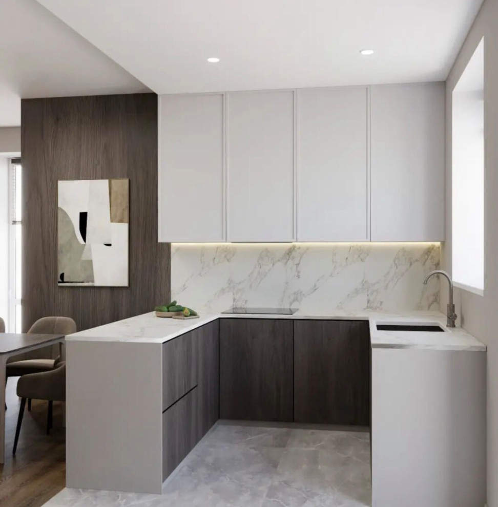 Обложка проекта: Интерьер в бежевых тонах с . элементами под золото.