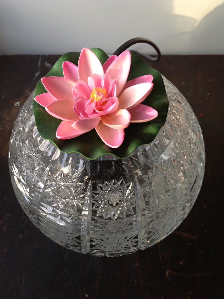 DIY: Как сделать декоративный фонтан из хрустальной вазы