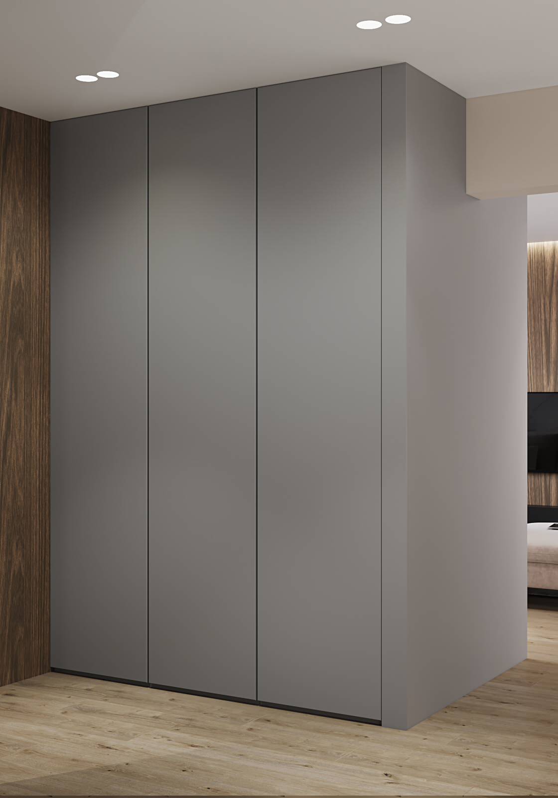 проект "Сдержанный комби на 87м2"