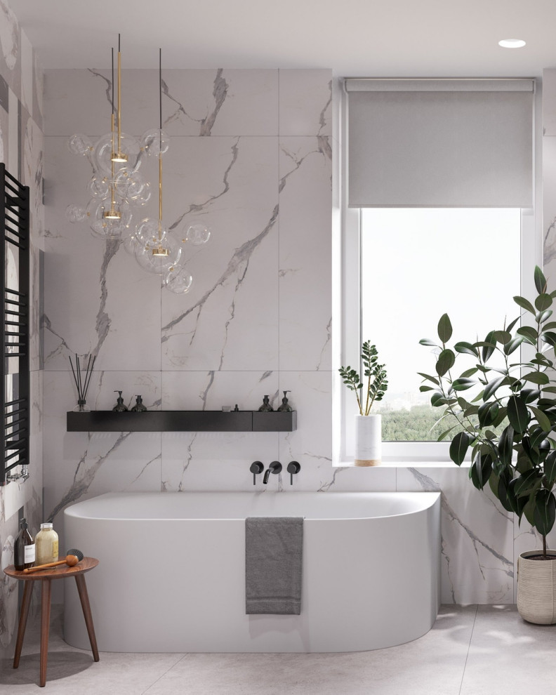 Обложка проекта: Просторная квартира с акцентом в каждой комнате