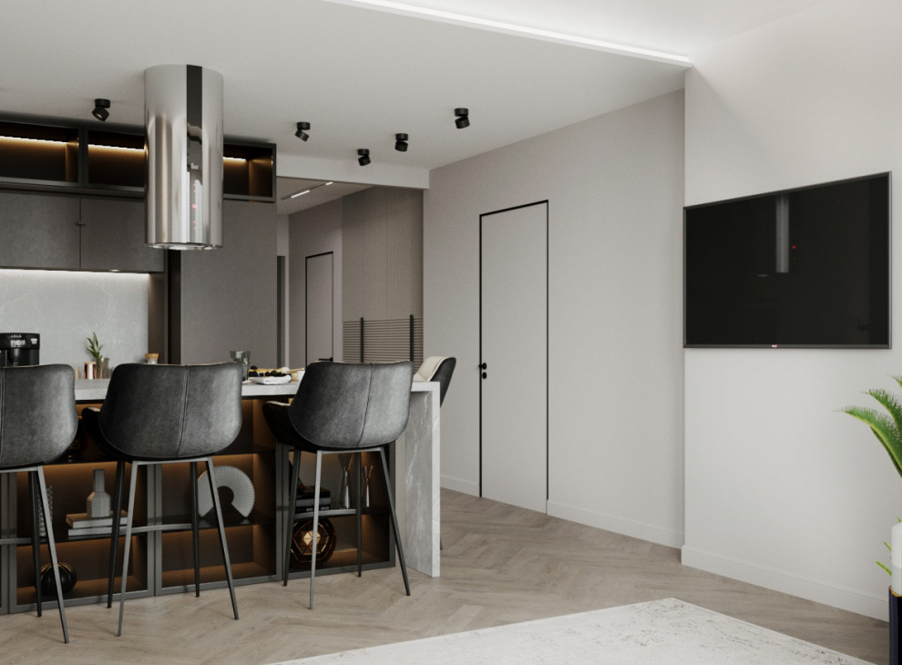 ДИЗАЙН ПРОЕКТ КВАРТИРЫ 52М2