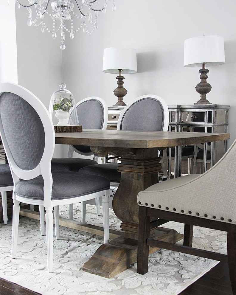 стололвая в серых оттенках