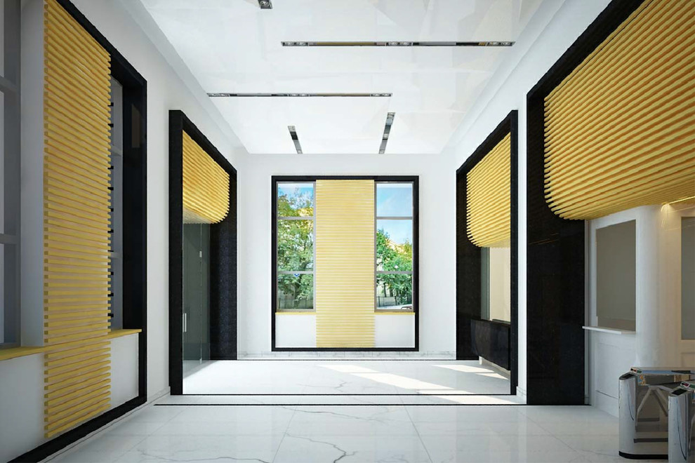 Дизайн-проект интерьера проходной завода в Санкт-Петербурге