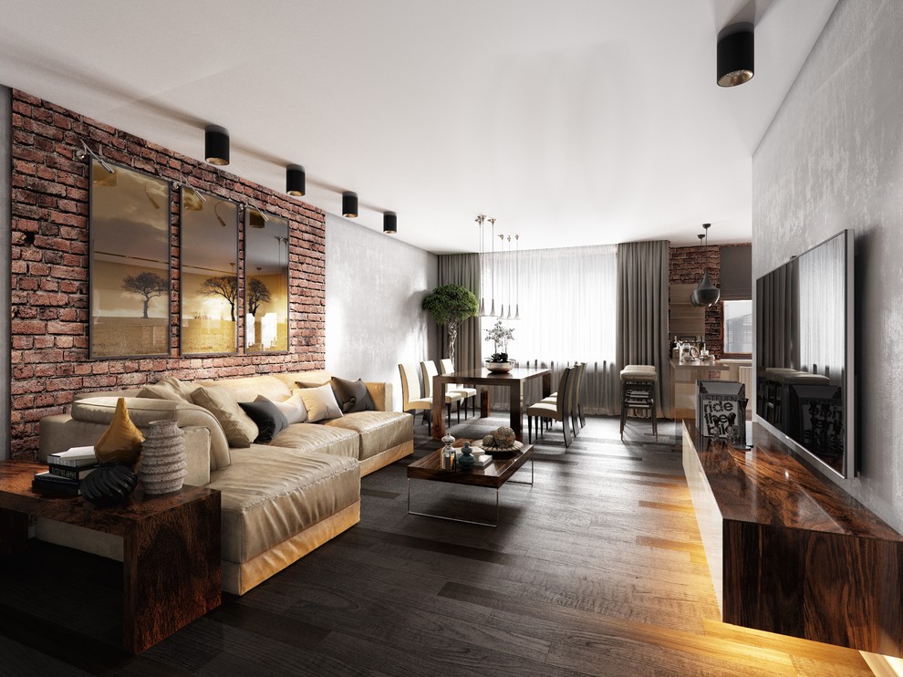 Обложка проекта: Уют по-мужски. Квартира в стиле Лофт