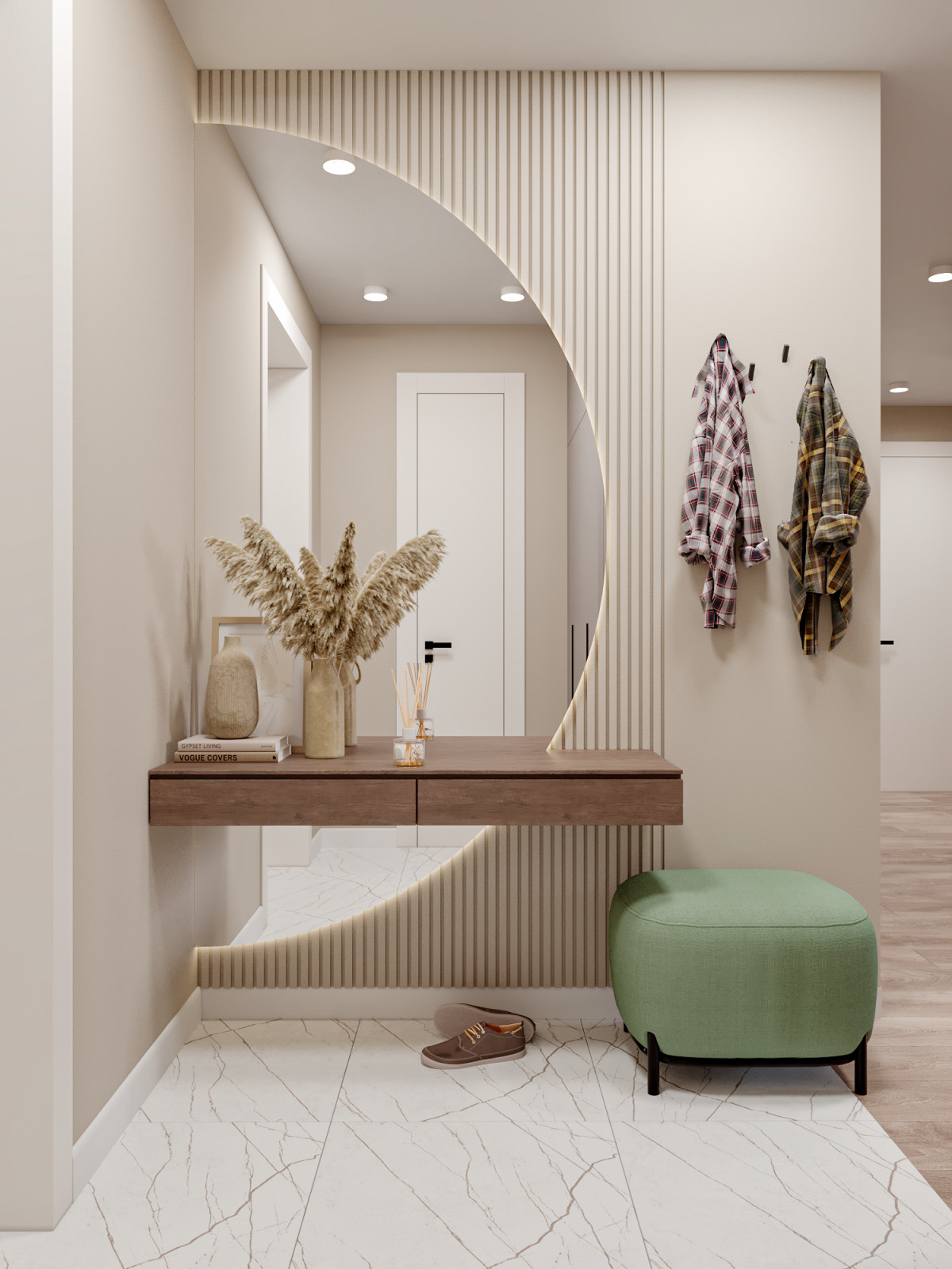 Трехкомнатная квартира 88м2