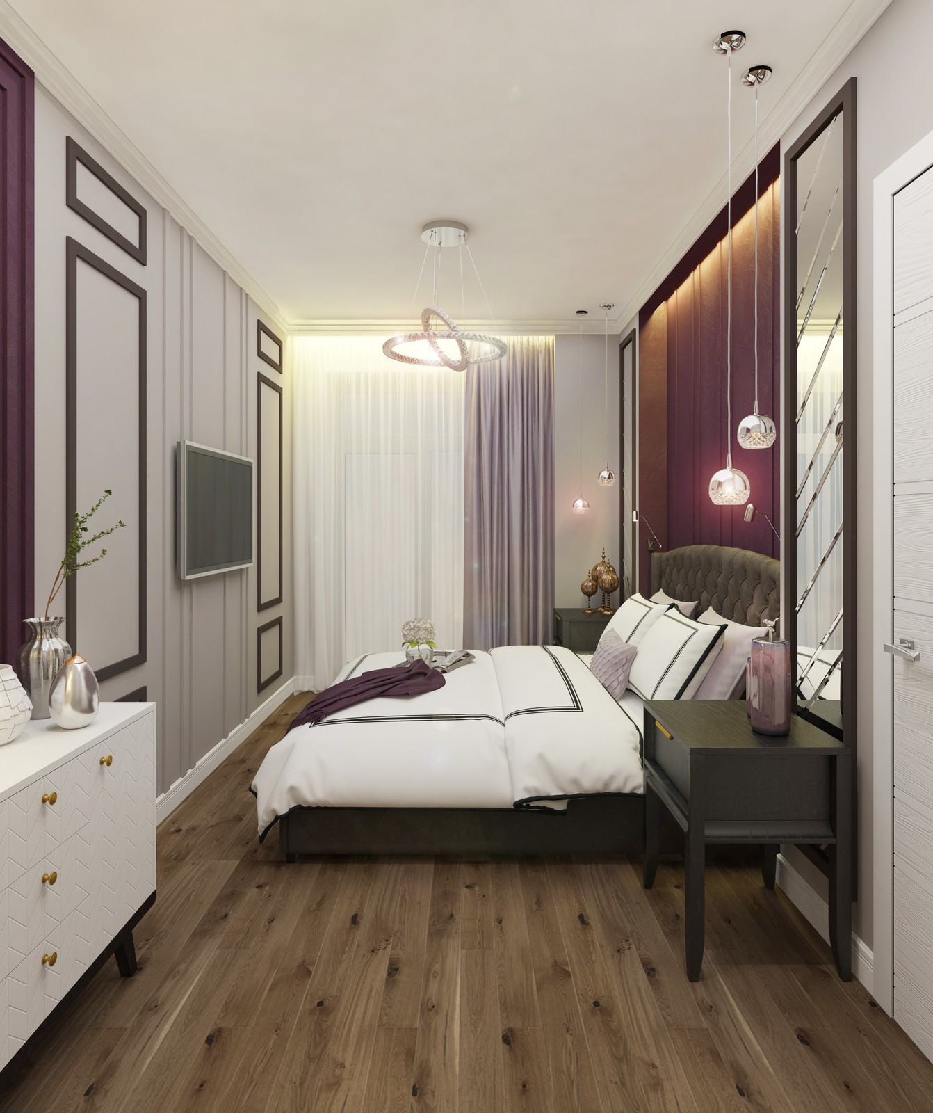 Спальня "Лиловые этюды"