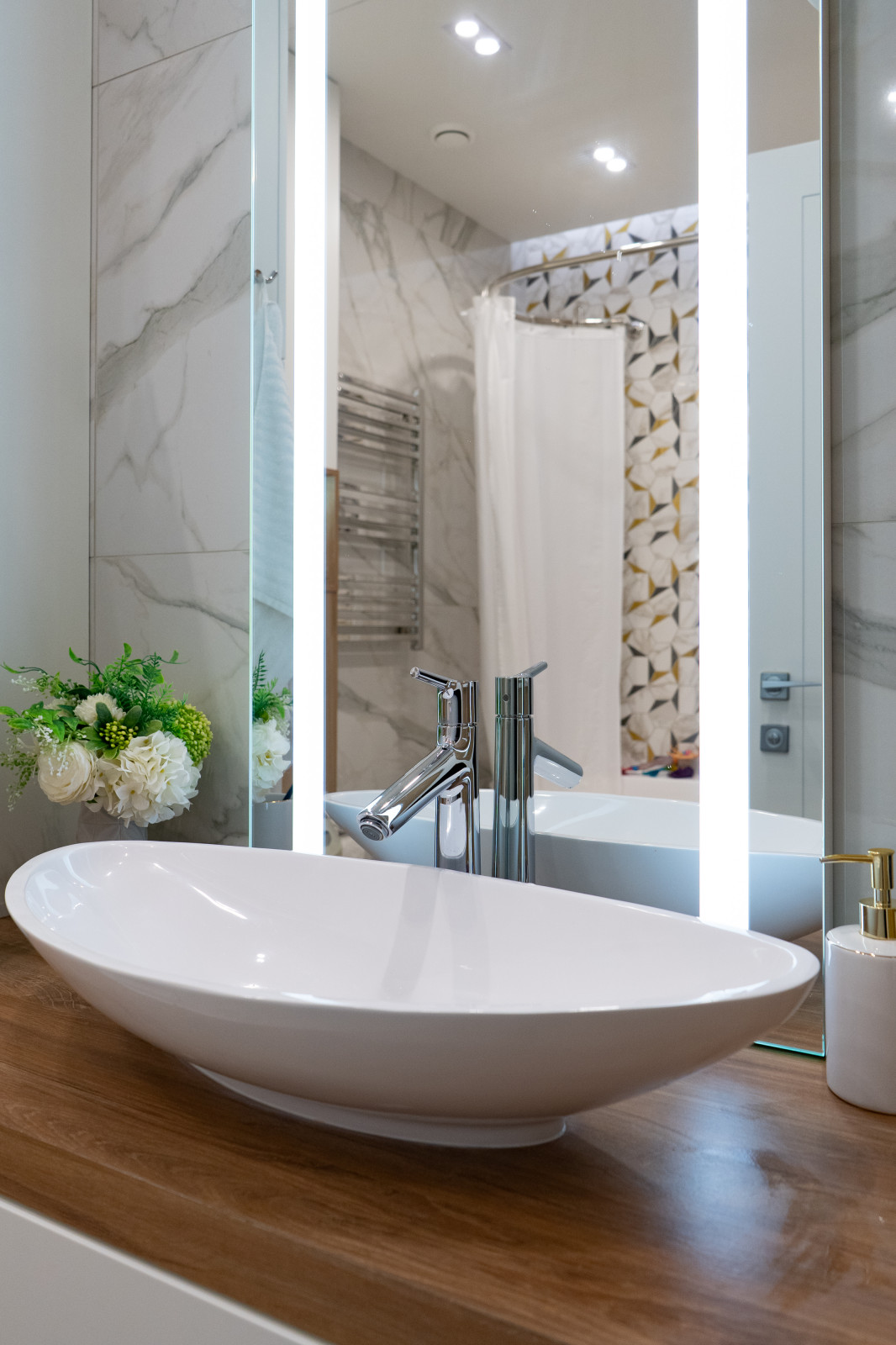 Дизайн интерьера трехкомнатной квартиры в г. Видное