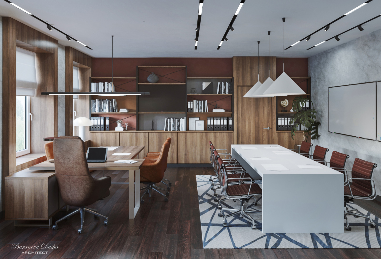 Интерьеры офиса строительной компании
