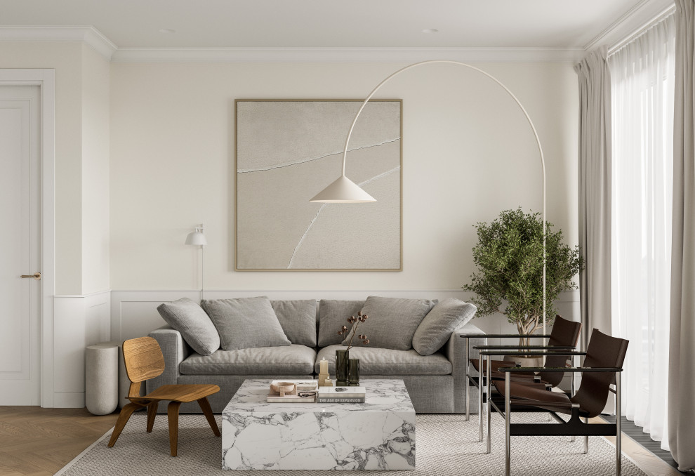 Обложка проекта: ЖК "Portland", 83 квадратных метра.