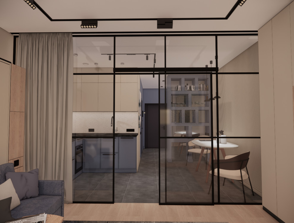 Обложка проекта: Серпуховская улица, микрорайон Климовск, Подольск МО