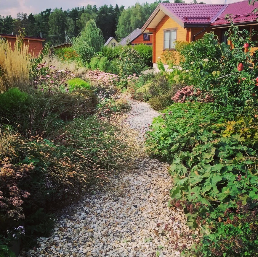 Сад трав и цветов.