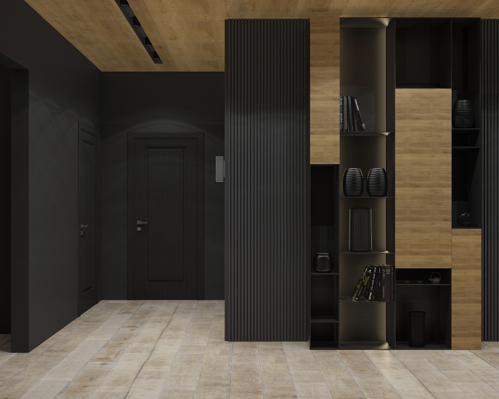 Дизайн холла дом Гатчина