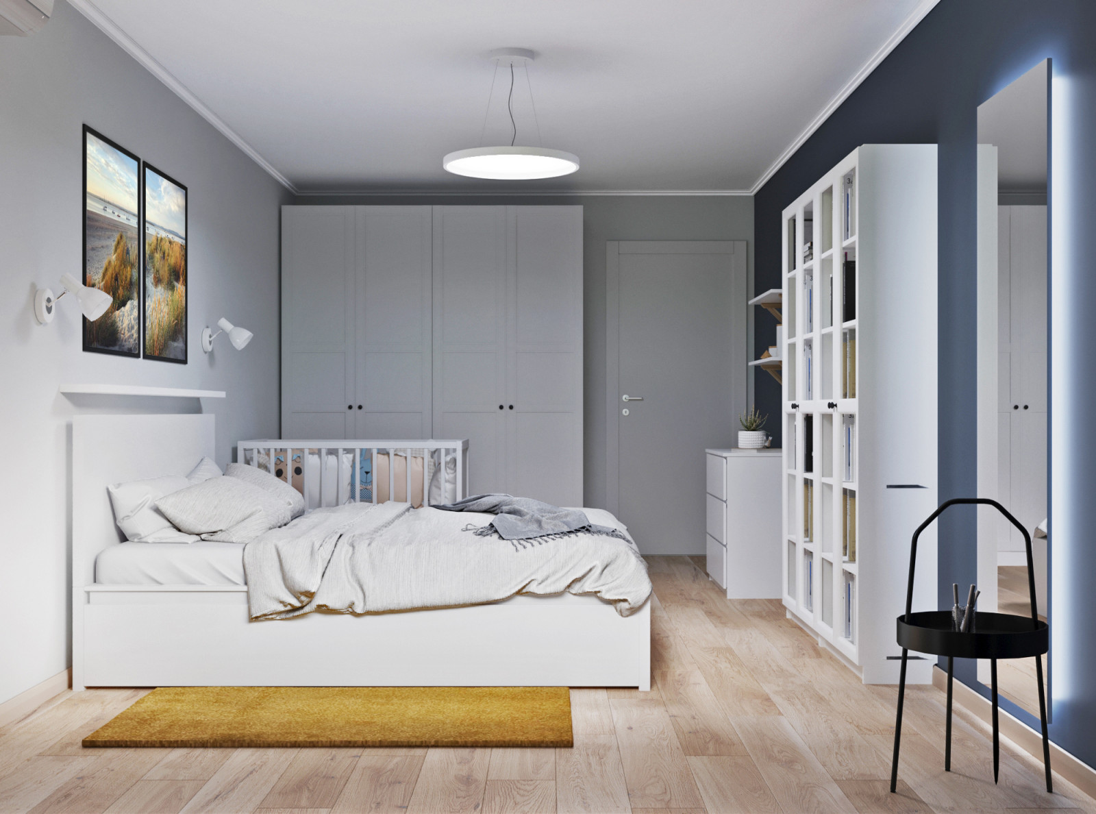 СПАЛЬНЯ В ЖК ДОМ НА ВОЛГЕ