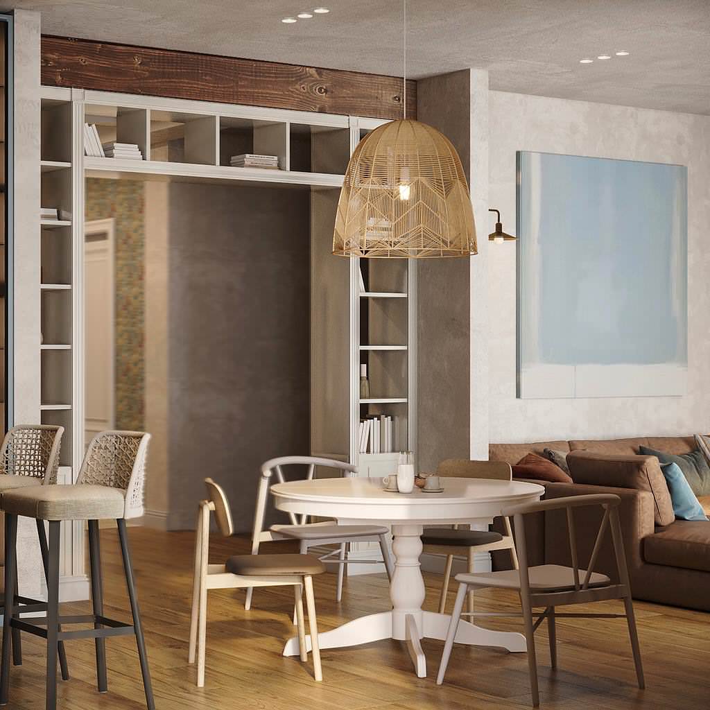 Загородный дом на озере, 230 м2