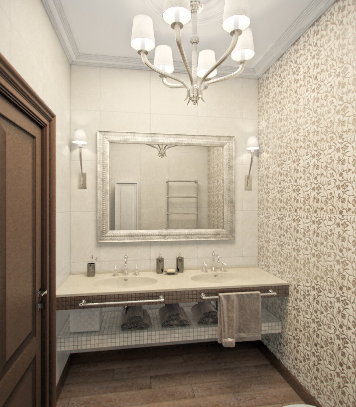 Проект загородного дома в стиле фьюжн.