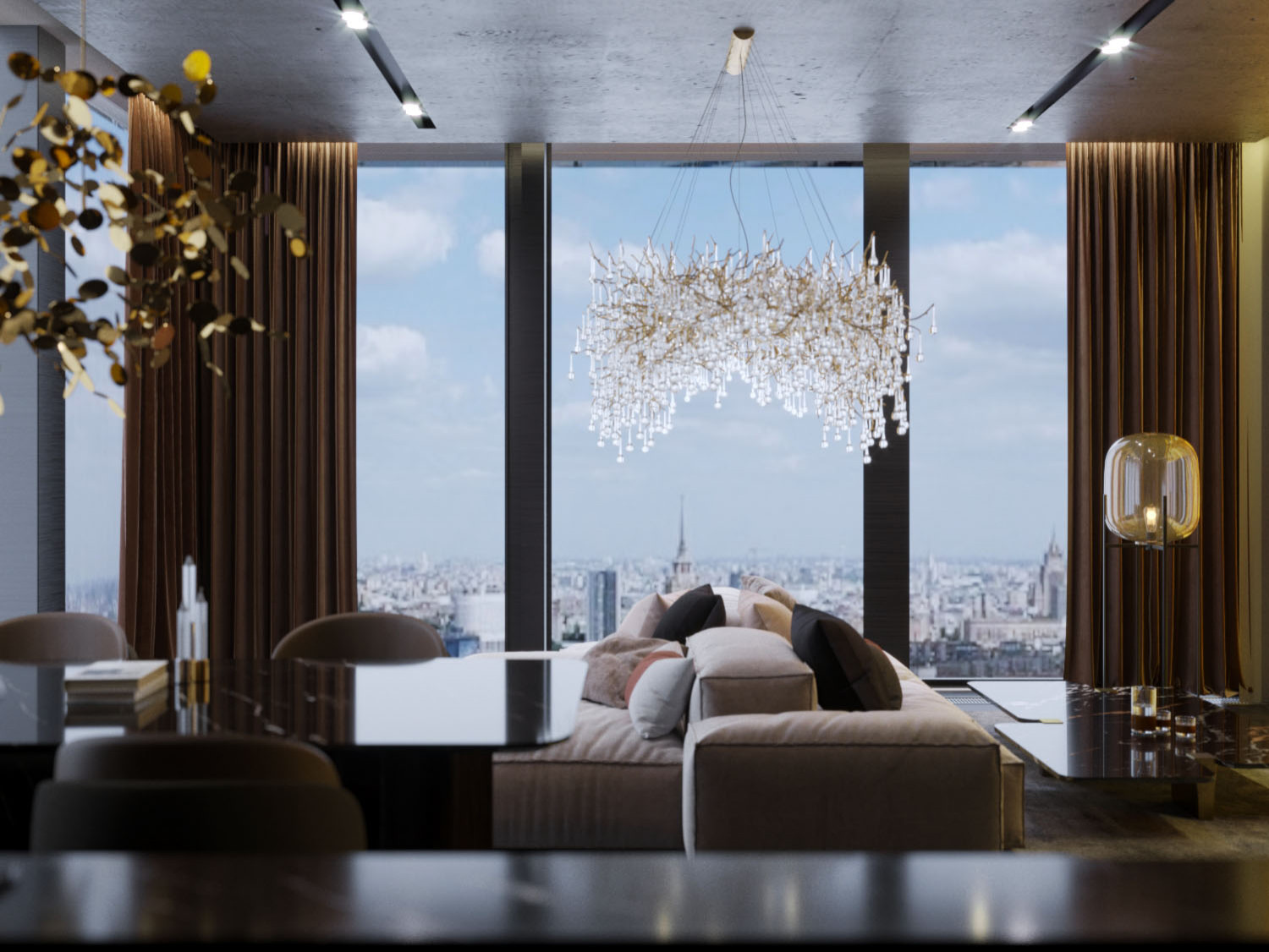 Апартаменты в небоскребе Neva Towers (Москва-Сити)