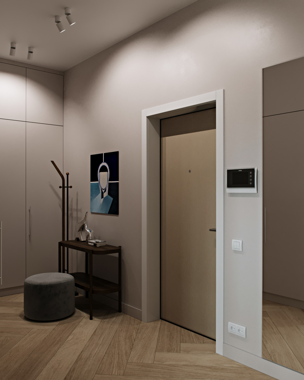 Проект трехкомнатной квартиры для дамы с собачкой.