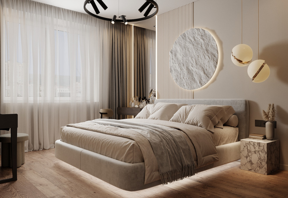 Камень и воздух. Квартира для современной девушки.