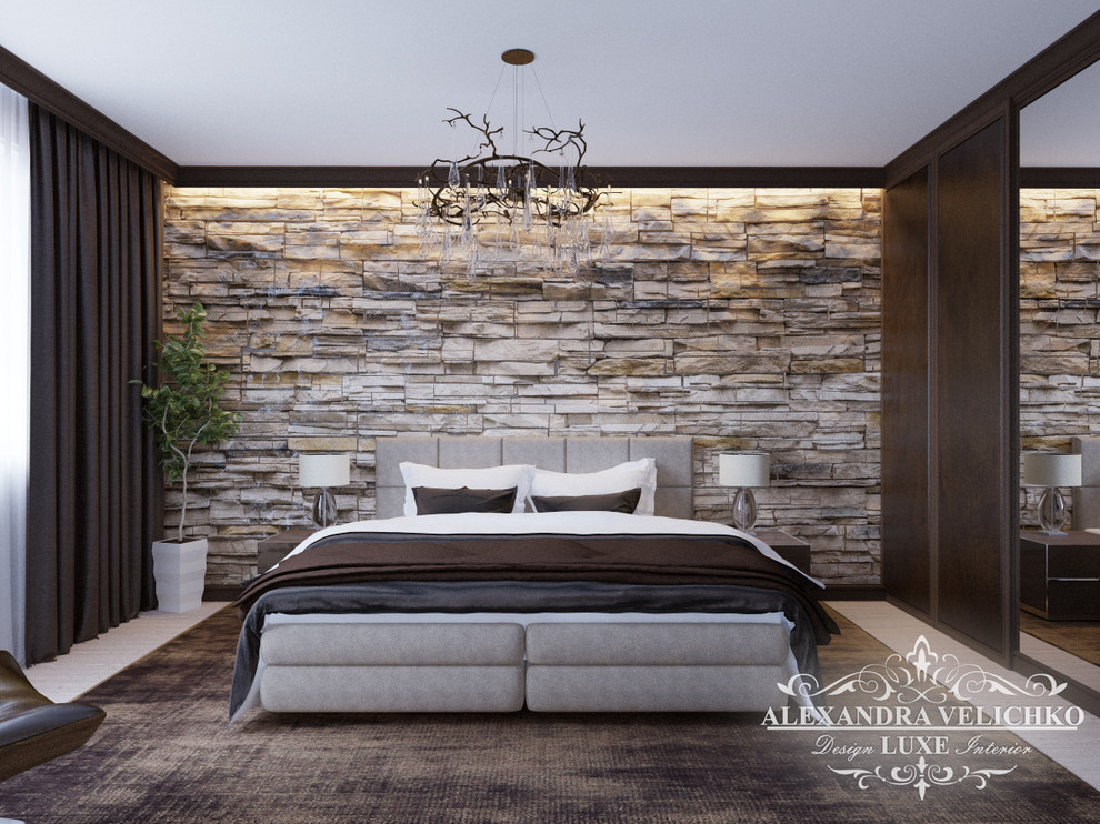 Обложка проекта: Мужская спальня в Tribeka apatments