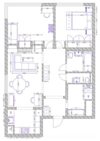 Houzz тур: Квартира с цветными дверями в Одинцове