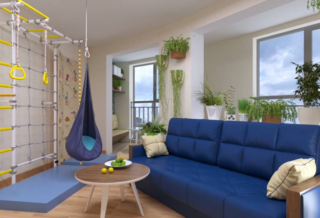 Обложка проекта: Капитальный ремонт гостиной в 3-к кв.