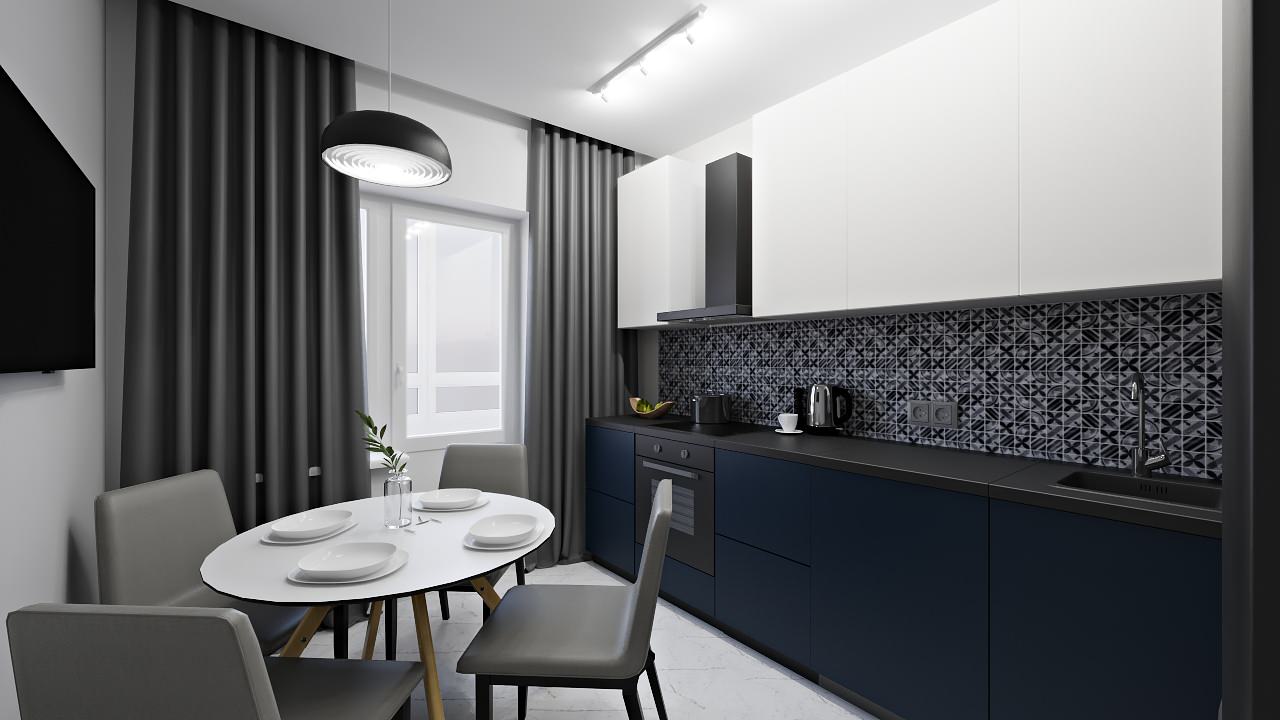 Обложка проекта: Двушка для семьи с двумя детьми, в которой жизнь кипит