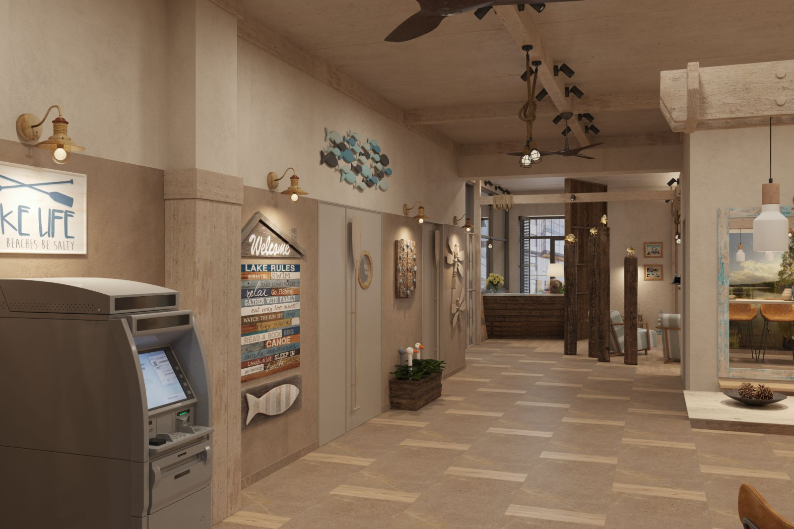 Интерьер места общего пользования (ИОП) ЖК