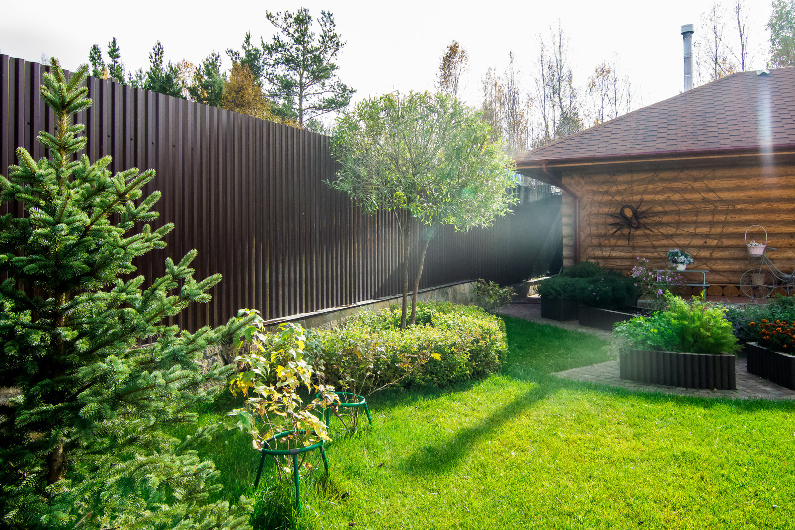 Внутренний дворик таунхауса