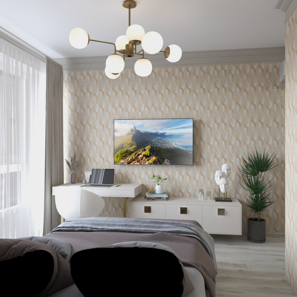 Двухкомнатная квартира в стиле сдержанной неоклассики