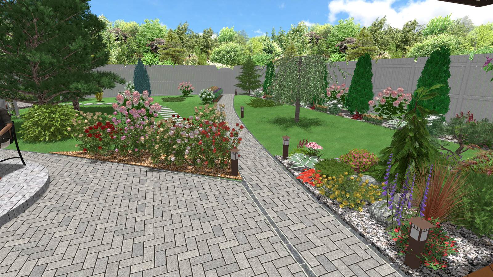 Обложка проекта: ландшафтный дизайн