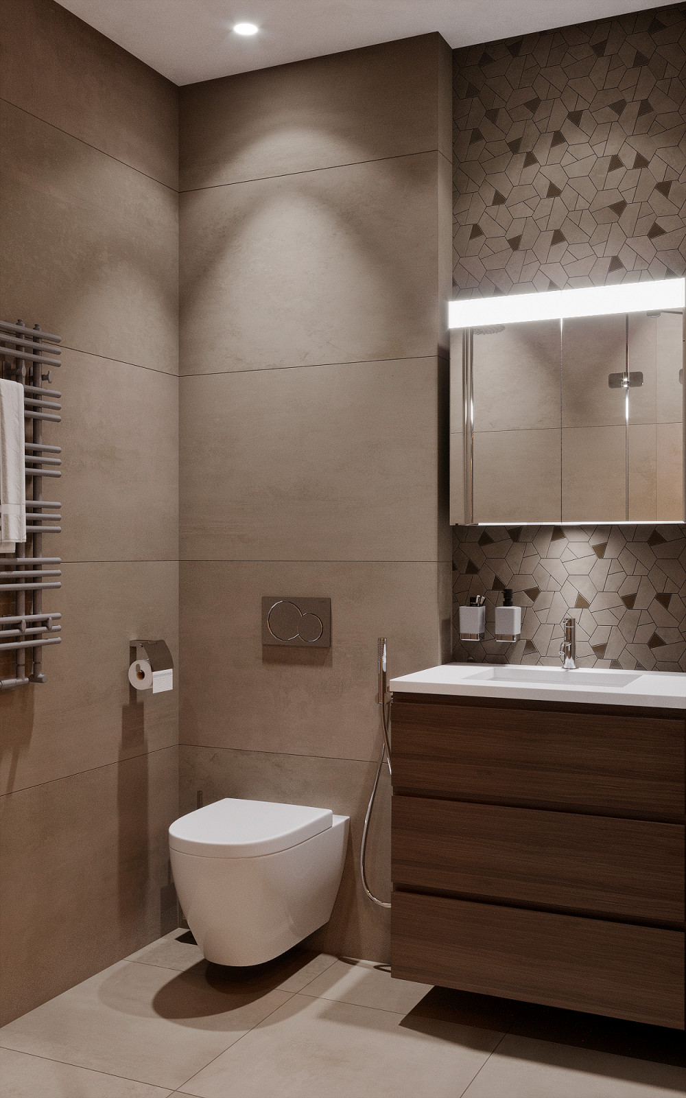 ДИЗАЙН ИНТЕРЬЕРА КВАРТИРЫ В ЖК GREEN PARK (ГРИН ПАРК), 90 КВ.М