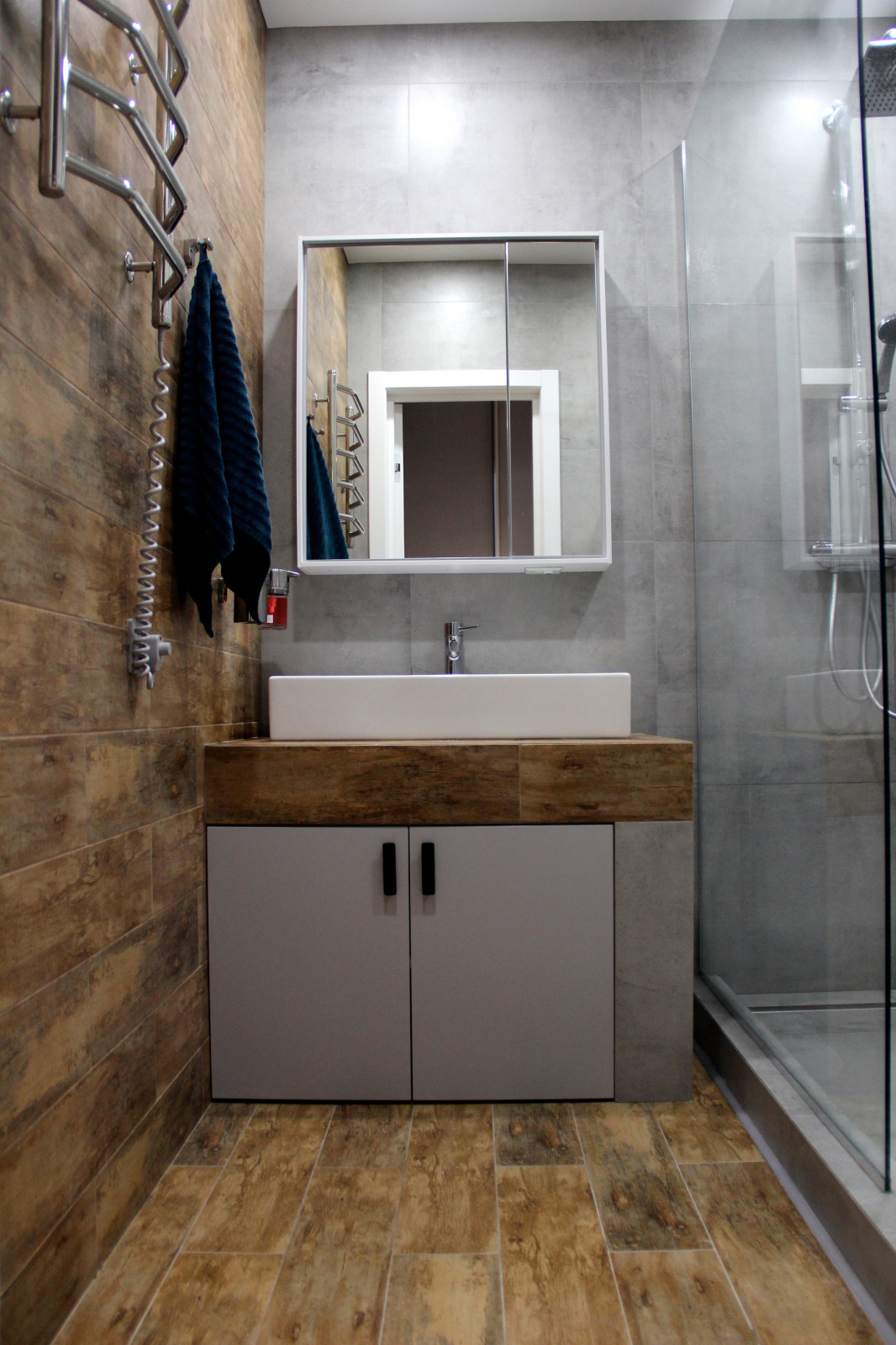 Душевая и сан узел в новостройке