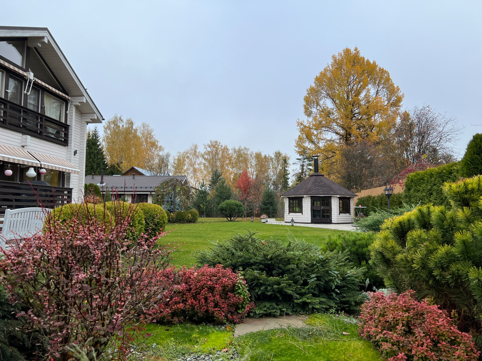 Сады осенью