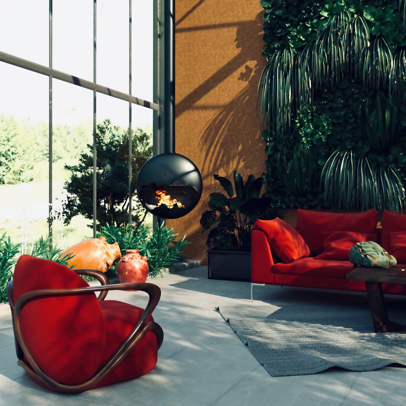 Визуализация эко-отель