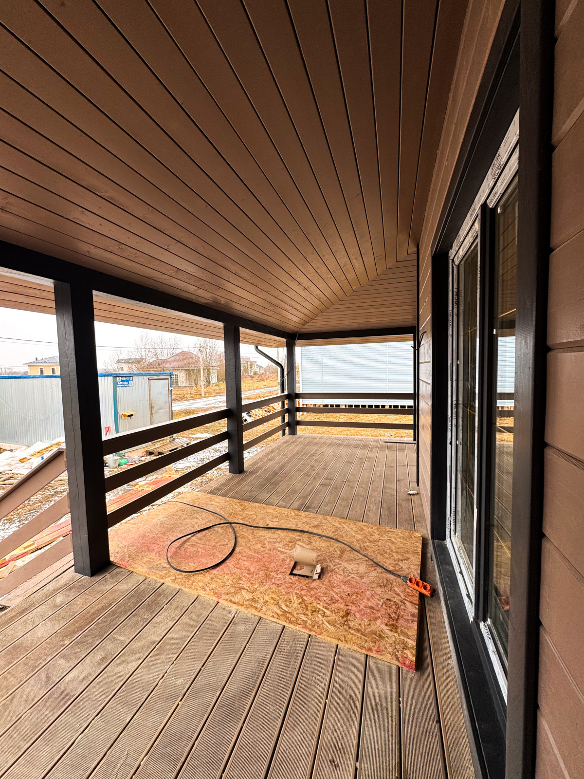 Строительство дома по Каркасной технологии в поселке Низино Ленинградской област