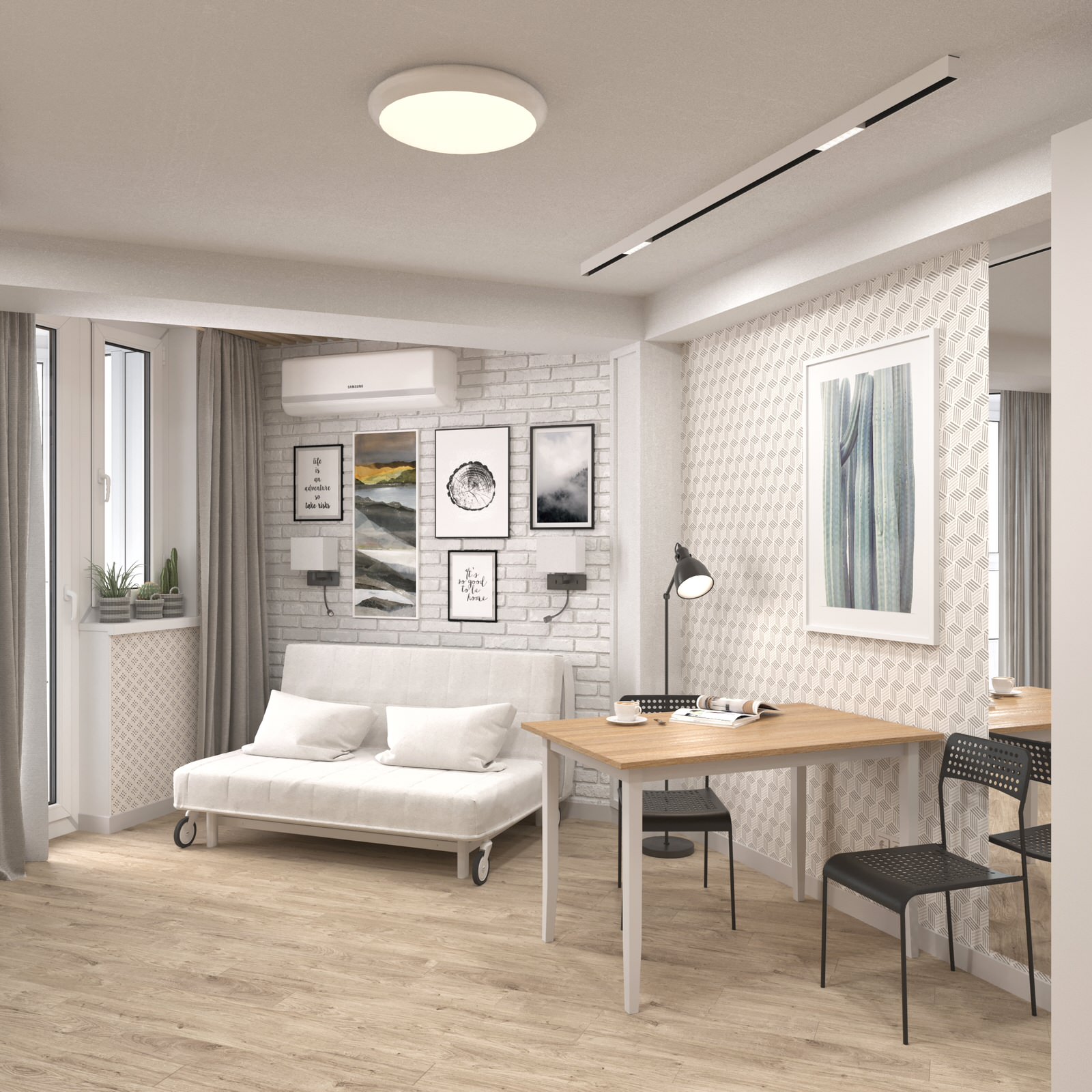 Студия на морском побережье