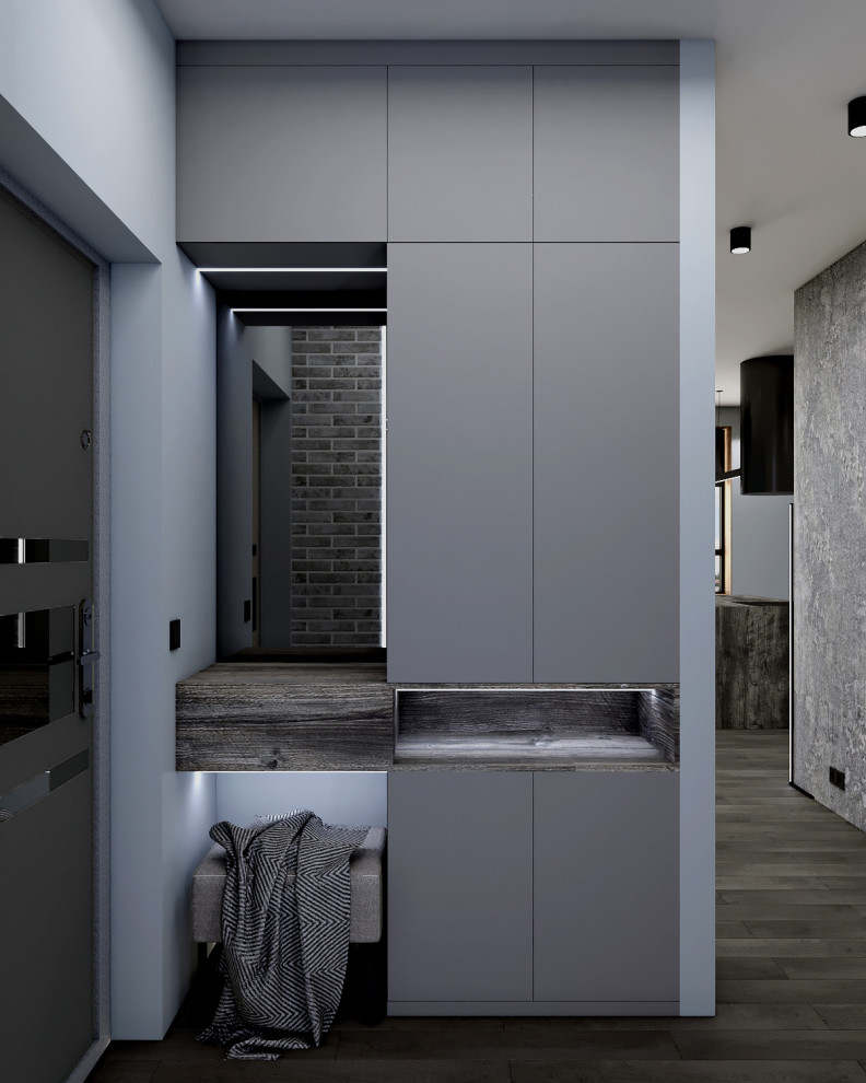 Дизайн квартиры 77 м2 для мужчины-холостяка в Москве в жк Династия!