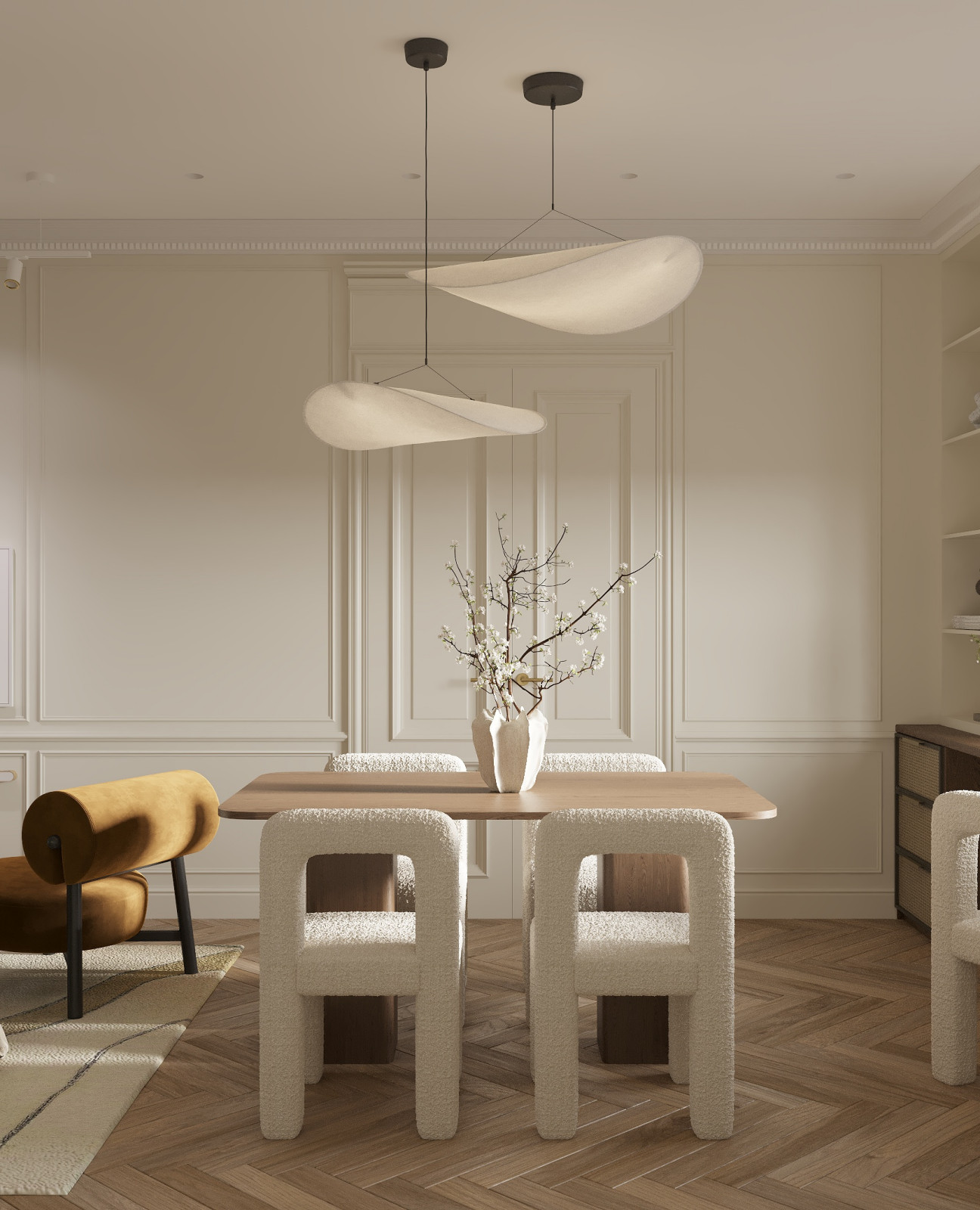 Квартира в стиле неоклассика