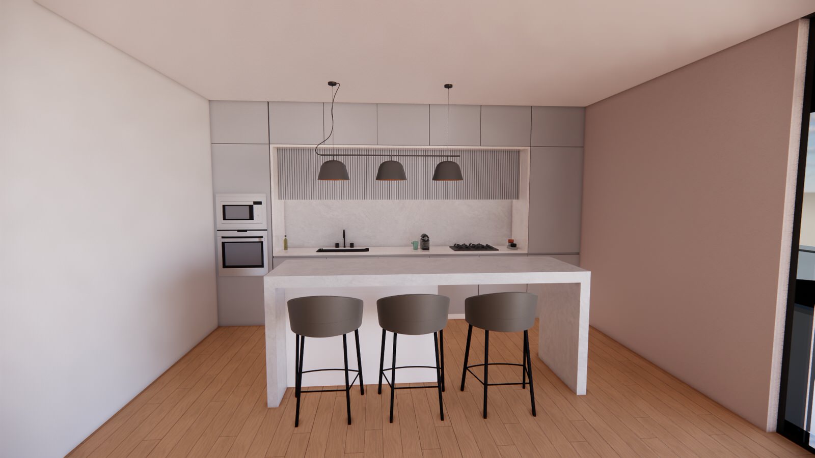 Эскизный проект жилого дома для семьи с двумя детьми