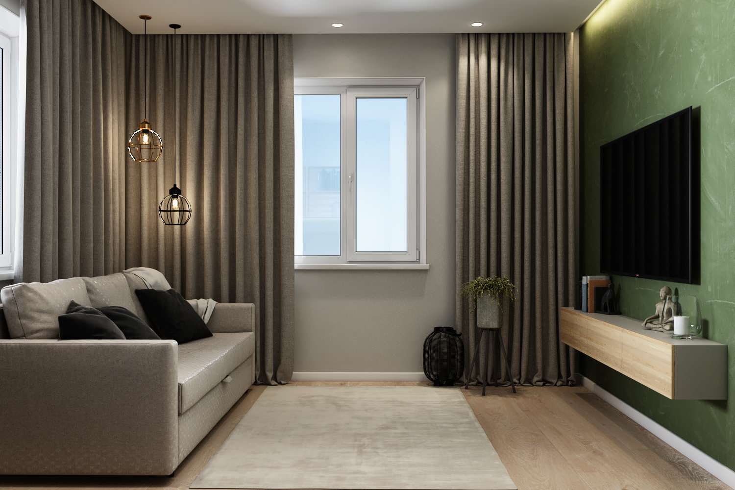 Лофт для молодой пары